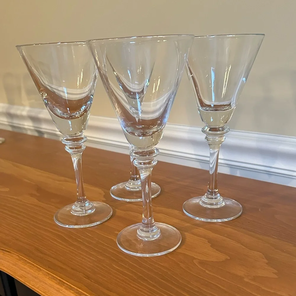 Pottery Barn Wine Glasses-Set of Four